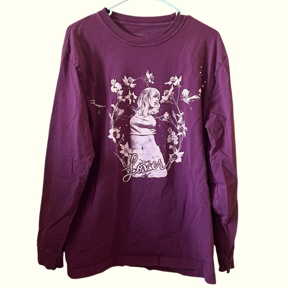 Taylor Swift OFFICIAL Limited Edition Lover Purple Long Sleeve Shirt